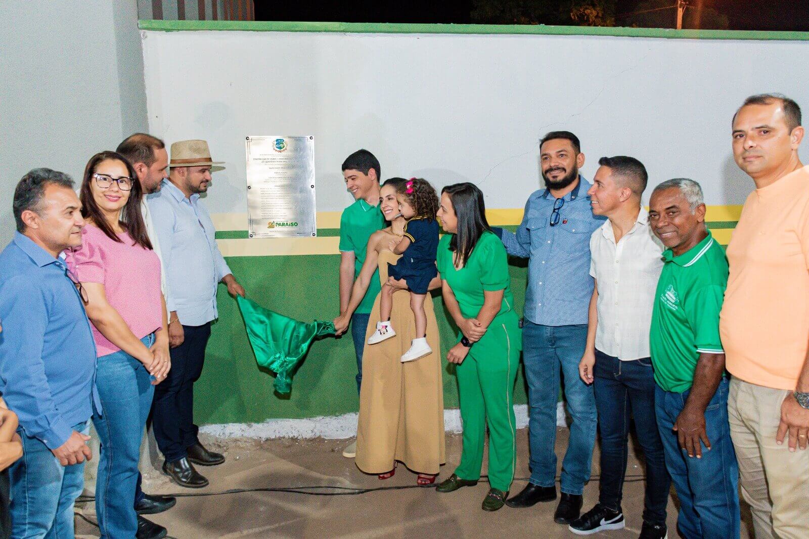 Prefeitura de Paraíso inaugura muro e modernização da fachada do cemitério Bom Jesus