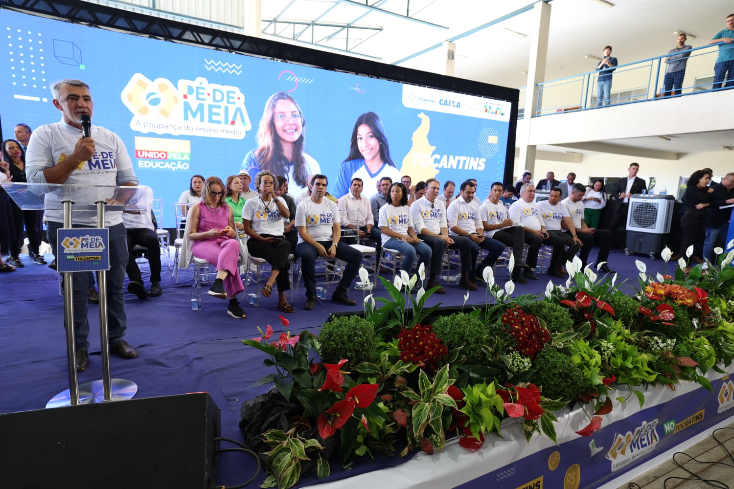 “Ajudará o aluno a ter um plano de vida”, diz Amélio Cayres sobre lançamento do Programa Pé-de-Meia no Tocantins