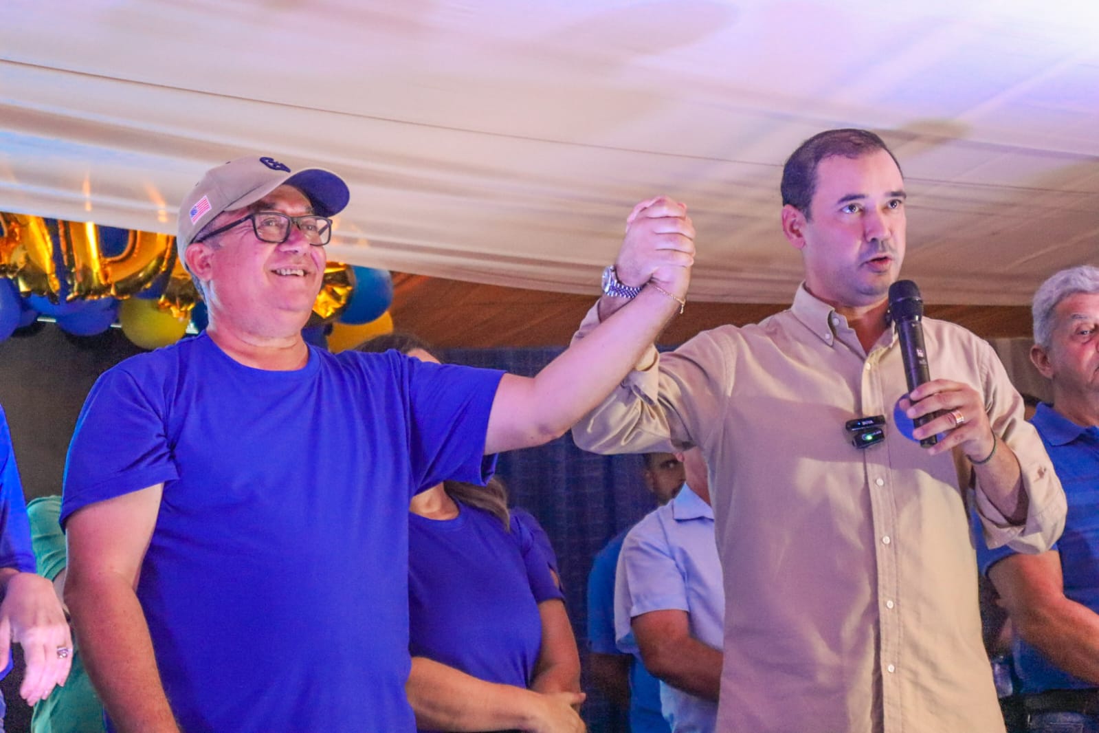 Durante convenção em Palmeirópolis, Vicentinho Júnior desmente boatos da oposição de que prefeito Bartolomeu Moura não poderá ir à reeleição