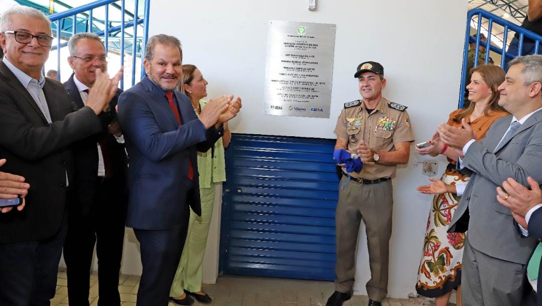 Governo do Tocantins entrega obras de Complexo Esportivo e novo bloco de saúde no Comando-Geral da Polícia Militar do Estado