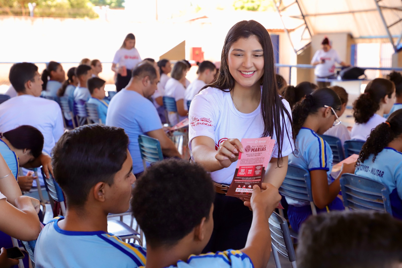 Idealizado pela primeira-dama Karynne Sotero, projeto “Por Todas as Marias” encerra primeira fase em Palmas com ação educativa e de conscientização