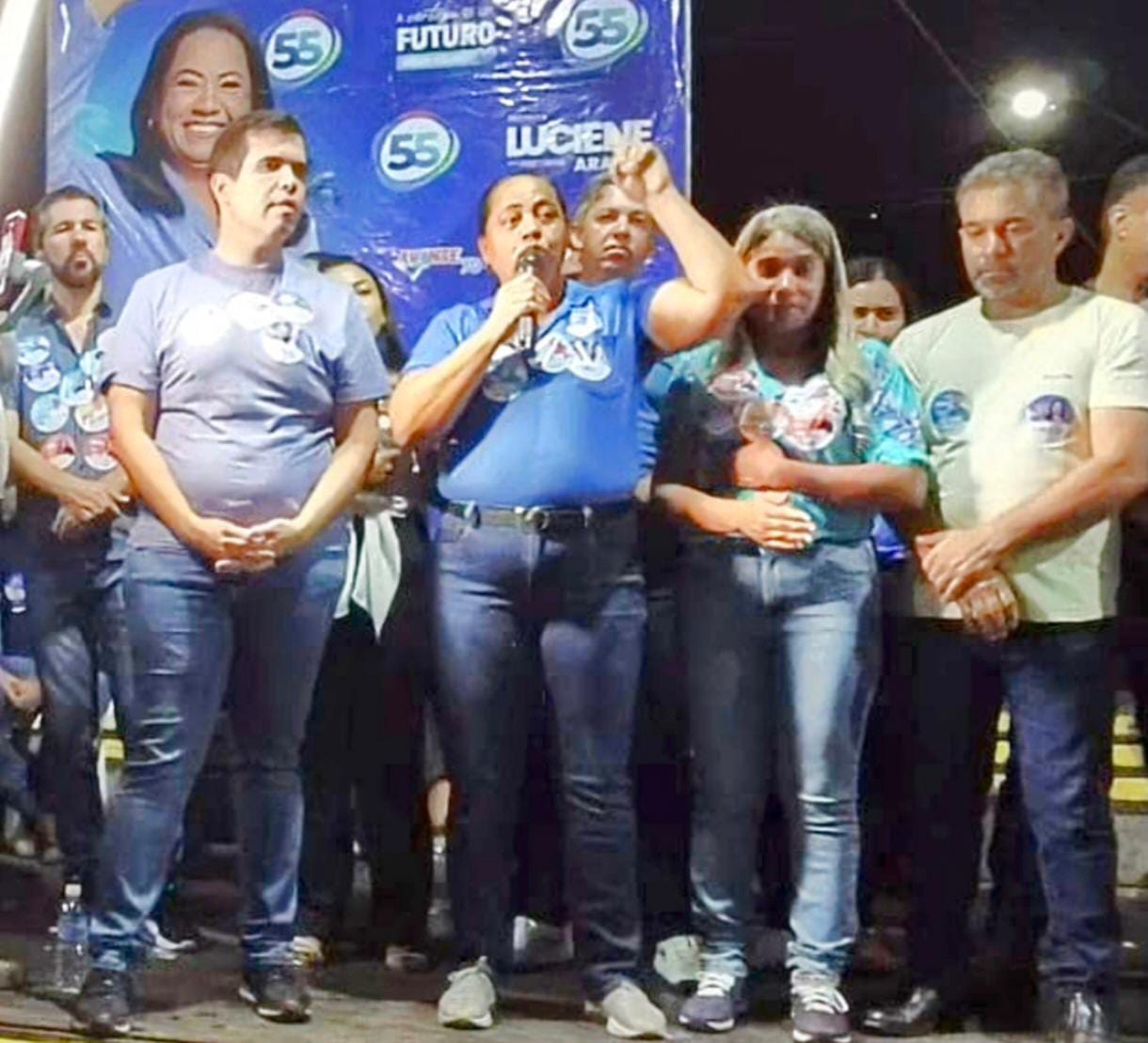 Deputado Ricardo Ayres participa de comício em Novo Horizonte e reafirma apoio à reeleição de Luciene em Jaú do Tocantins