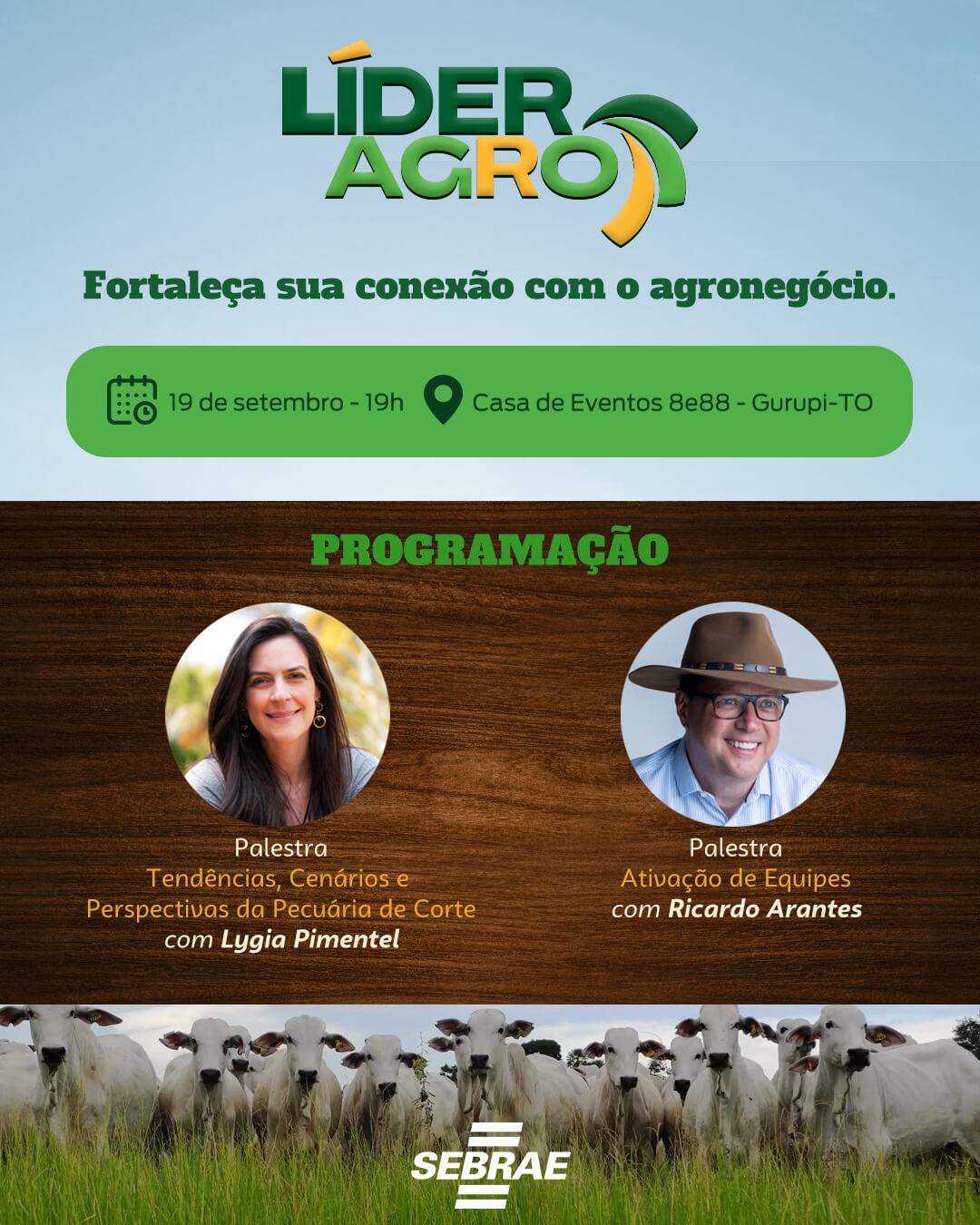 Sebrae realiza seminário em Gurupi para fortalecer liderança no agronegócio