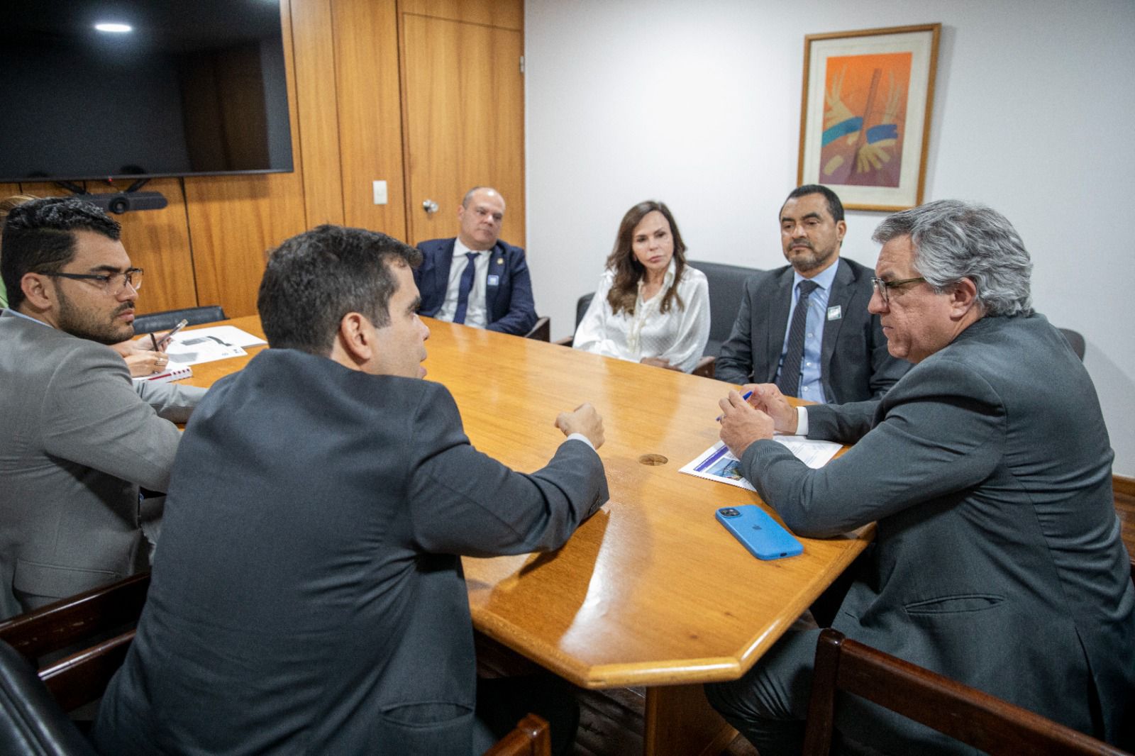 Governador Wanderlei Barbosa discute importantes obras de infraestrutura em reunião com ministro Alexandre Padilha