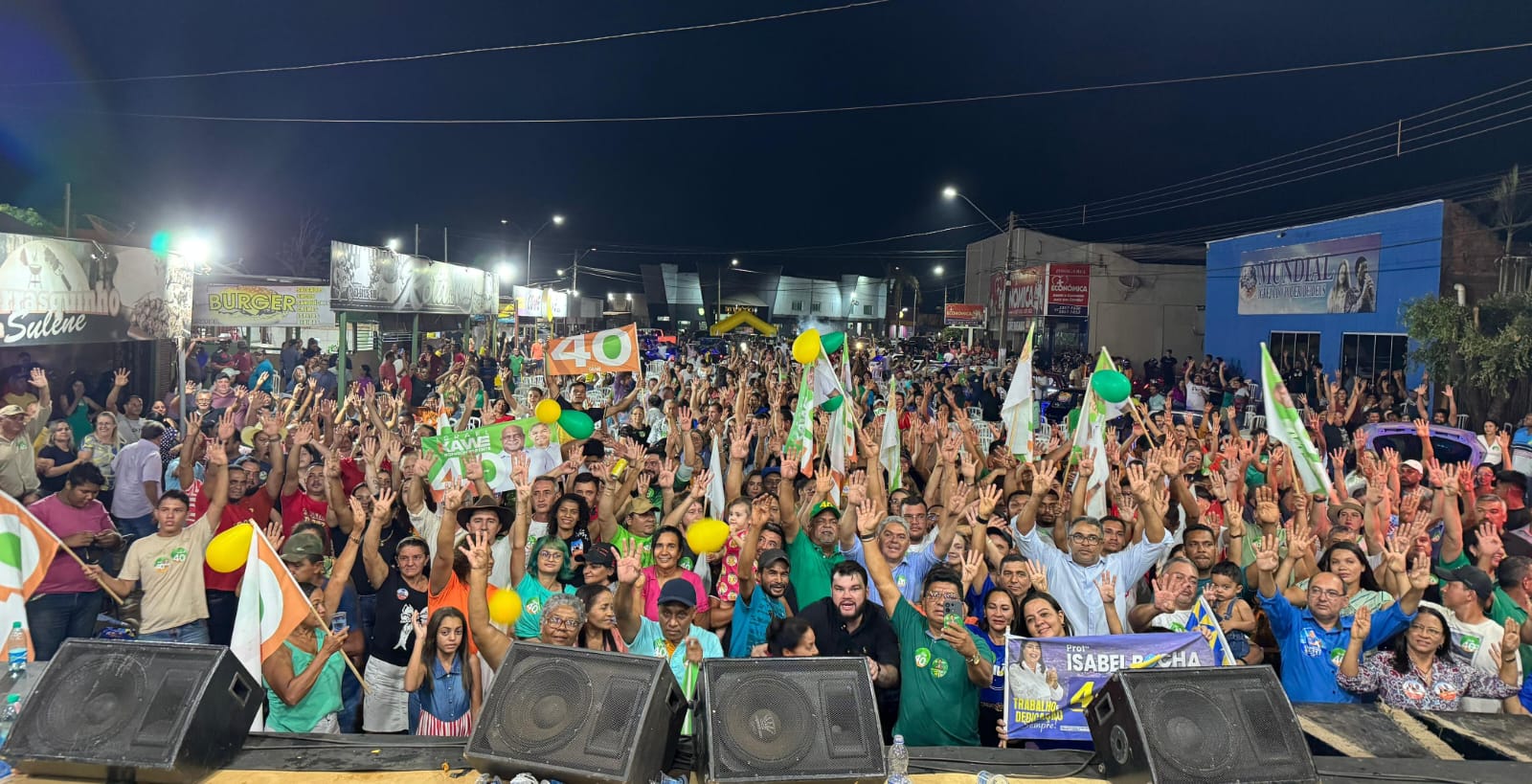 Israel Kawê e Ronison realizam grande comício de encerramento de campanha e consolidam liderança em Formoso do Araguaia