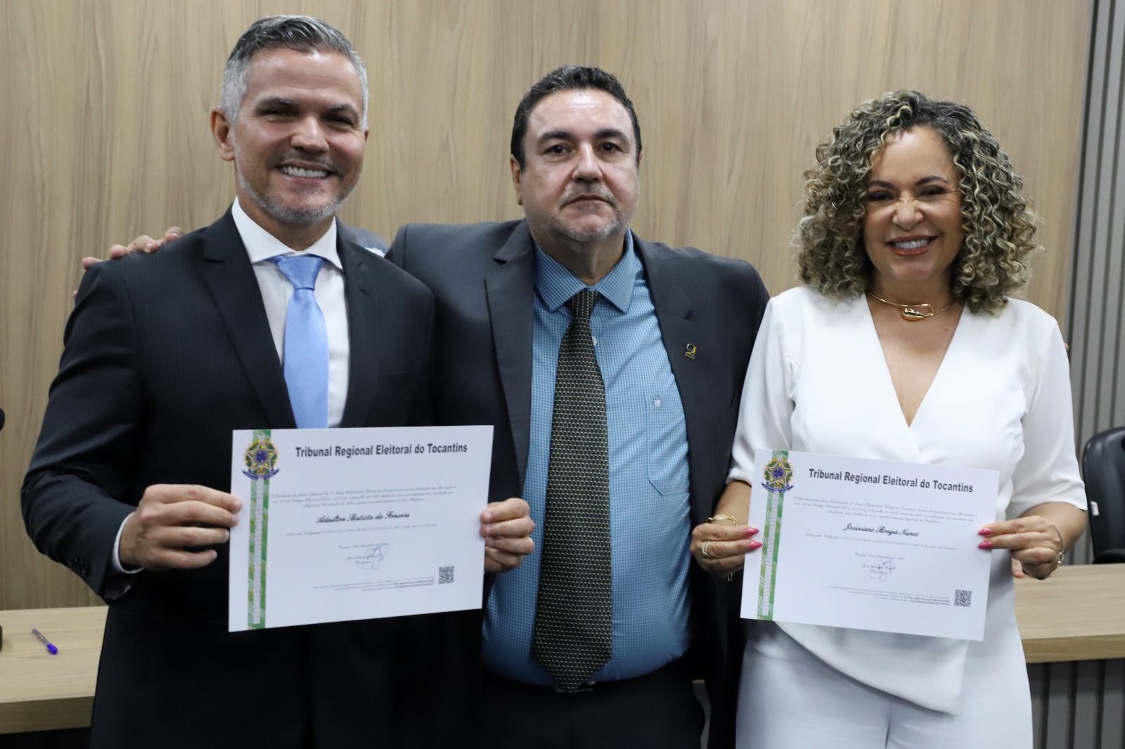 Josi Nunes e Adailton Fonseca são diplomados prefeita reeleita e vice-prefeito de Gurupi pelo TRE-TO