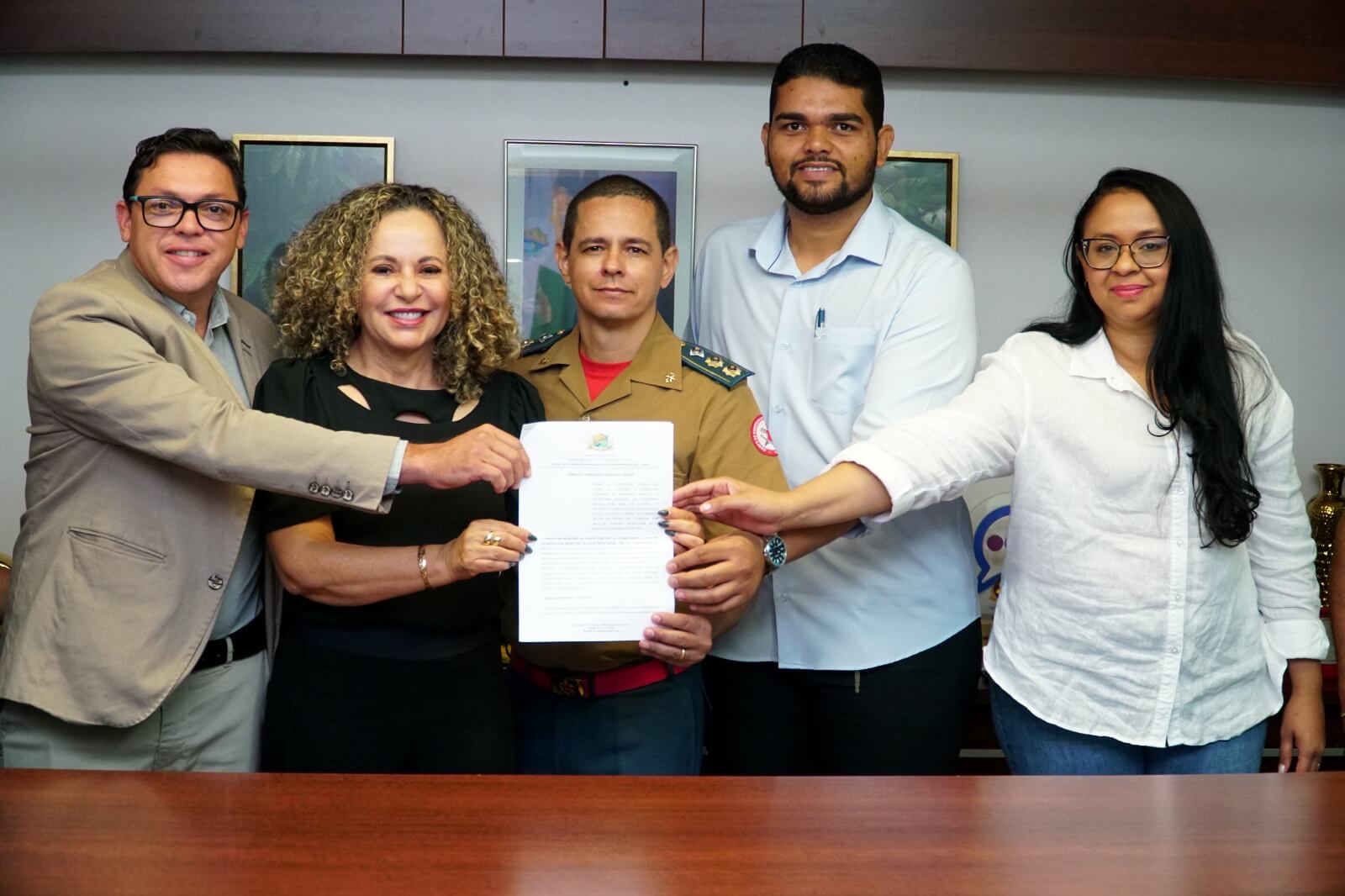 Prefeitura de Gurupi e Corpo de Bombeiros firmam parceria visando a reintegração de adolescentes com prestação de serviços à comunidade